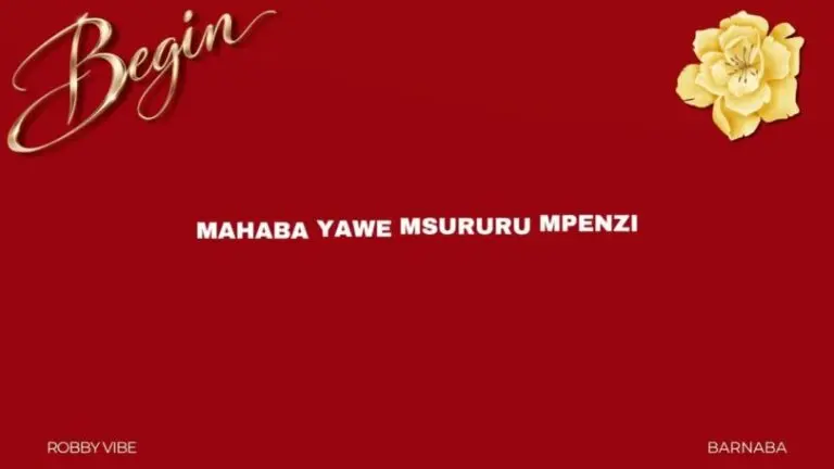Mp3 | Robby Vibe Ft. Barnaba Classic – Begin | Audio Download